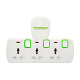 Terminator Power Management & Protection Terminator 3-Way T-Socket Multi Adaptor- TMA 573T