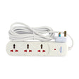 Terminator Power Management & Protection Terminator 3-Way Universal Power Extension Socket with Indicator - TPB 13I-3M-CB