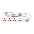 Terminator Power Management & Protection Terminator 4-Way Universal Power Extension Socket with USB - TPB 14U2I