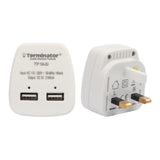 Terminator Power Management & Protection Terminator Dual USB Charger 13A - TTP 13A-2U