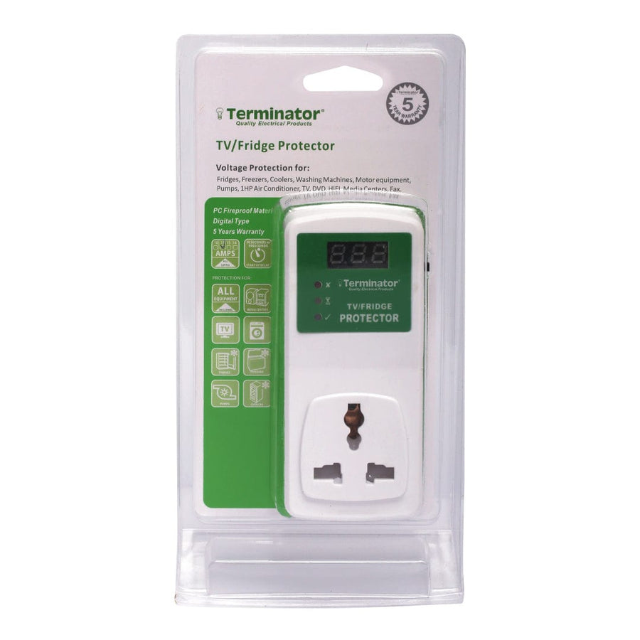 Buy Terminator TV/Fridge Guard Plug and Socket 13A - TVFP-13A | Supply ...