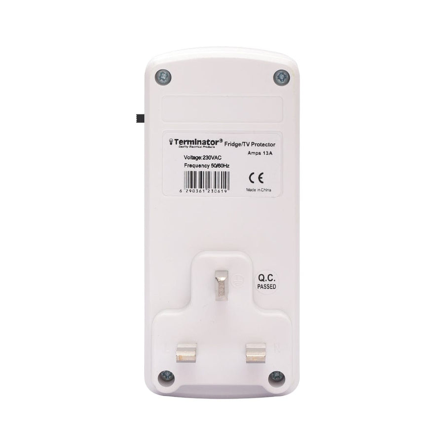 Buy Terminator TV/Fridge Guard Plug and Socket 13A - TVFP-13A | Supply ...