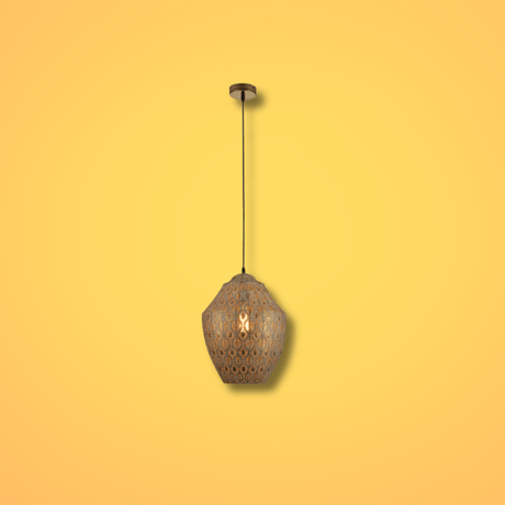 TKLD Pendant & Chandeliers Antique Brass Step Moroccan Style E27 Pendant Ceiling Light