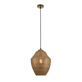 TKLD Pendant & Chandeliers Antique Brass Step Moroccan Style E27 Pendant Ceiling Light