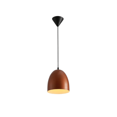 TKLD Pendant & Chandeliers Antique Copper Dome Metal  E27 Pendant Ceiling Light - D220/D300