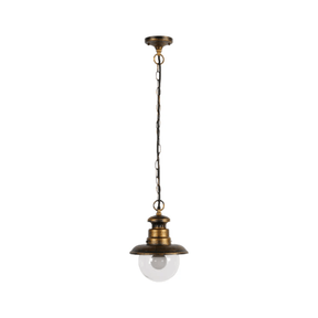 TKLD Pendant & Chandeliers Artu Black With Golden E27 Outdoor Pendant Lamp