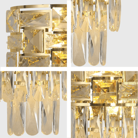 TKLD Wall & Sconce Lights Basketweave Crystal Chandelier Wall Light - 40W