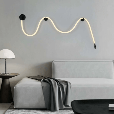TKLD Pendant & Chandeliers Black and Bronze LED Wall Light 39344 - 3000K