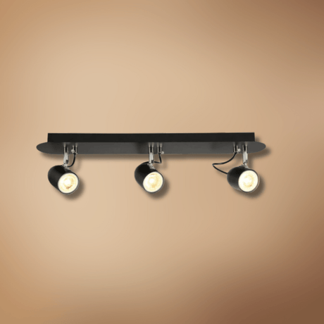 TKLD Wall & Sconce Lights Black Cone Shade Black Chrome Metal Body GU10 Ceiling and Wall Light