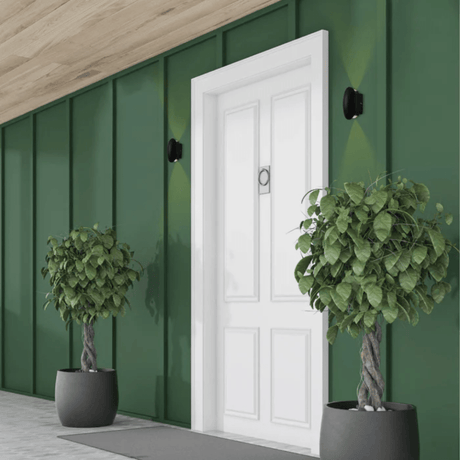 TKLD Wall & Sconce Lights Black Ellipse Up Down Decorative Outdoor Modern LED Wall Light - 2 X 1W