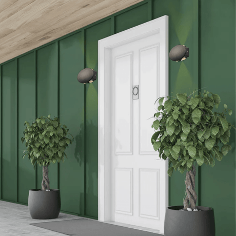 TKLD Wall & Sconce Lights Black Ellipse Up Down Decorative Outdoor Modern LED Wall Light - 4 X 1W