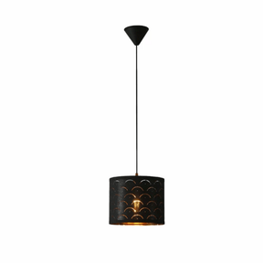 TKLD Pendant & Chandeliers Black Gold Shade Scandinavian Modern Pendant Ceiling Light - D250 mm/ D440 mm