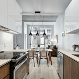 TKLD Pendant & Chandeliers Black Metal Funnel Pipe Island Ceiling E27 Chandelier Light