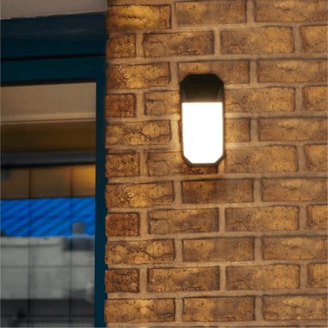 TKLD Pendant & Chandeliers Black Plastic LED Wall Light - 24W