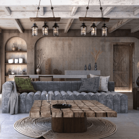 TKLD Pendant & Chandeliers Board Wood Cylinder Glass Farmhouse Kitchen Island E27 Pendant Ceiling Light  - 3 Lamps