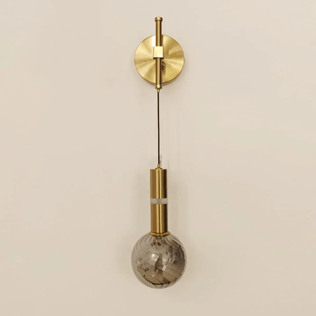 TKLD Pendant & Chandeliers Bronze 39312 Smoke Glass 1xG9+LED Wall Light - 3000K