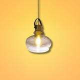 TKLD Pendant & Chandeliers Bronze Gradient Glass Dome E27 Pendant Ceiling Light