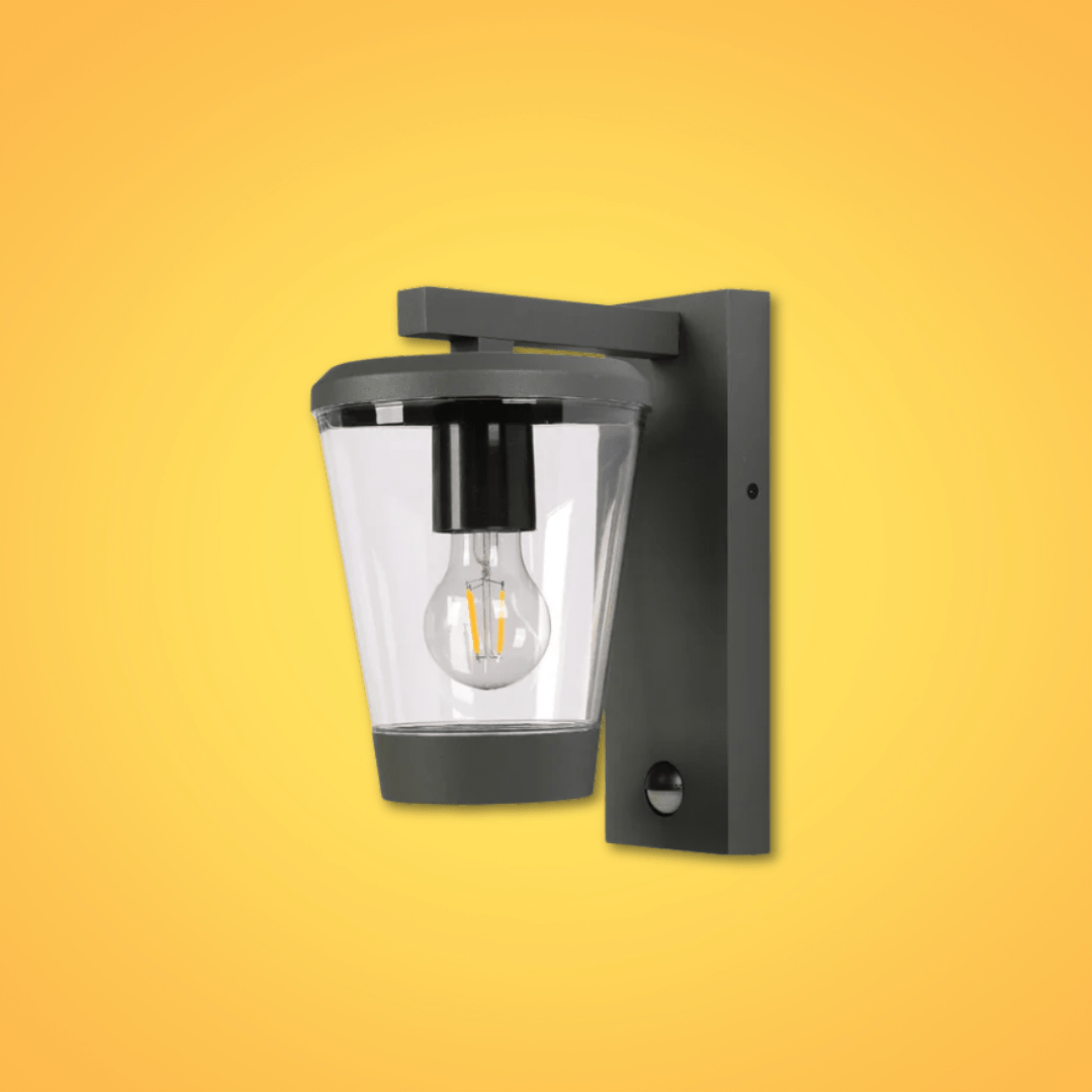 TKLD Wall & Sconce Lights Cavado Dark Grey E27 Modern Outdoor Lantern Wall Light - 40W