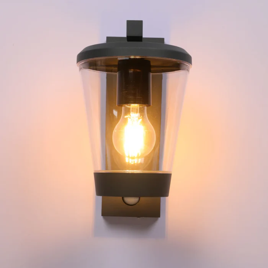 TKLD Wall & Sconce Lights Cavado Dark Grey E27 Modern Outdoor Lantern Wall Light - 40W