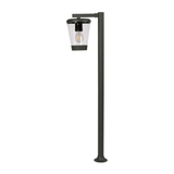 TKLD Outdoor Lighting Cavado Dark Grey Outdoor Pathway Bollard Lawn Light - 40W