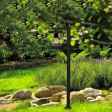 TKLD Outdoor Lighting Cavado Dark Grey Outdoor Pathway Bollard Lawn Light - 40W
