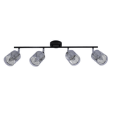 TKLD Wall & Sconce Lights Chrome Honeycomb Shade 4 Lamp Black Body Semi Flush E14 Ceiling and Wall Light