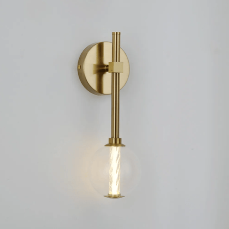 TKLD Pendant & Chandeliers Clear Glass LED 3000K Wall Light - 39308-1C