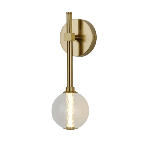 TKLD Pendant & Chandeliers Clear Glass LED 3000K Wall Light - 39308-1C