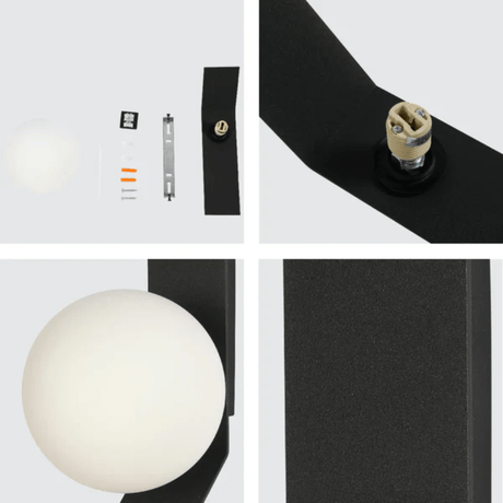 TKLD Wall & Sconce Lights Contemporary 1 Lamp Adjustable Globe Wall Sconce Light