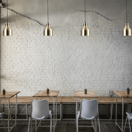 TKLD Pendant & Chandeliers Contemporary Dome-Topped Cylinder Pendant Light -  Copper/Brass/Dark Pewter