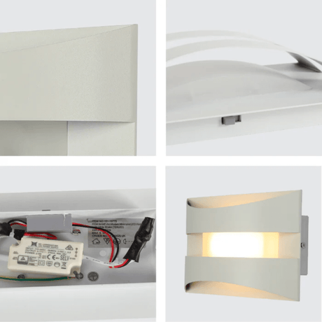TKLD Pendant & Chandeliers Contemporary Dual-Arc White LED Wall Sconce