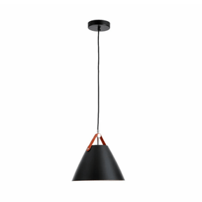 TKLD Pendant & Chandeliers Cosme Nordic Black Metal Funnel Pendant Ceiling Light - D270mm/D355mm