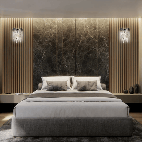 TKLD Wall & Sconce Lights Crown Crystal Chandelier Wall Light