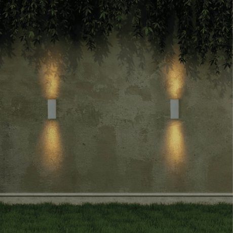 TKLD Wall & Sconce Lights Cuboid Grey 2 directions Wall Lamp GU10 - IP54