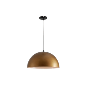TKLD Pendant & Chandeliers Dome Copper or Brass Finish Metal E27 Pendant Ceiling Light - 300mm/500mm