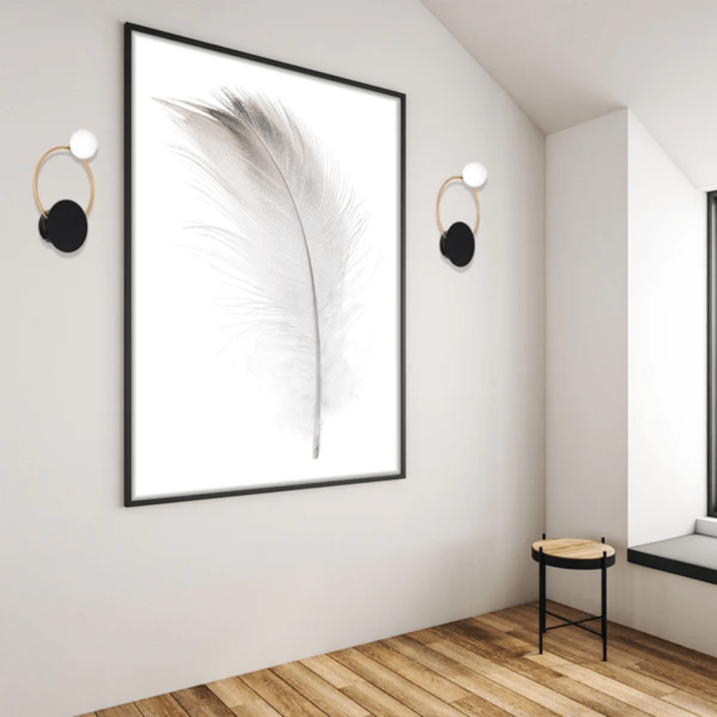 TKLD Wall & Sconce Lights Earth and Moon Wall Light G4 and G9 Fittings in Black White Gold