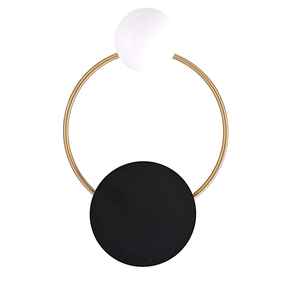 TKLD Wall & Sconce Lights Earth and Moon Wall Light G4 and G9 Fittings in Black White Gold