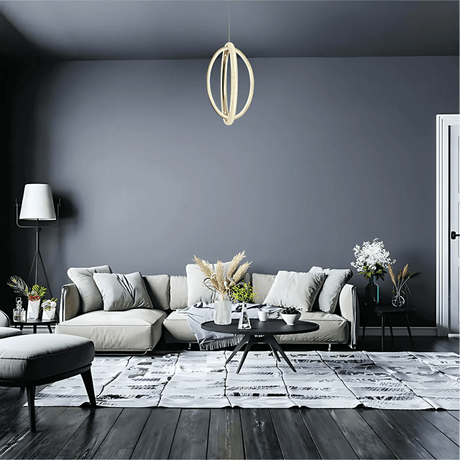 TKLD Ceiling Lights Elegant Glamour Rings Sculpture LED Ceiling Light - 31W