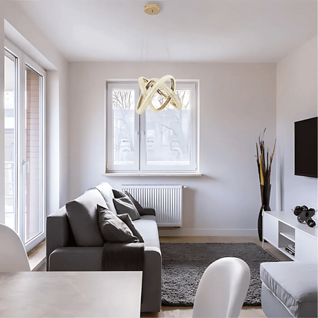 TKLD Ceiling Lights Elegant Glamour Spiral Sculpture LED Ceiling Light - 31W