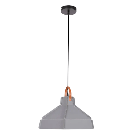 TKLD Pendant & Chandeliers Esagono Grey Midi Maxi Metal E27 Pendant Ceiling Light - 355mm/410mm