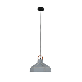 TKLD Pendant & Chandeliers Esagono Grey Midi Maxi Metal E27 Pendant Ceiling Light - 355mm/410mm