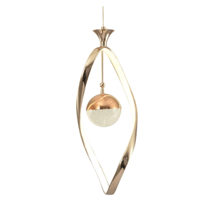 TKLD Pendant & Chandeliers Eternity Pearl Gold LED Pendant Ceiling Light