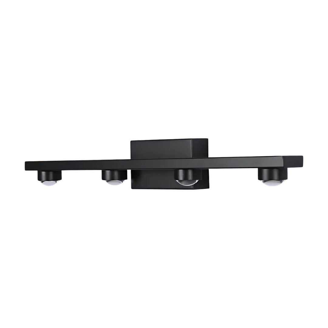 Buy Freja Nordic Black 4 Lamp Mirror LED Wall Light - 4W | Supply ...