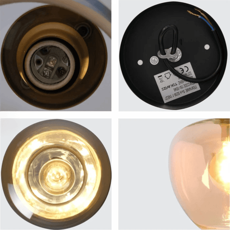 TKLD Pendant & Chandeliers Globe or Indian Dome E27 Pendant Ceiling Light