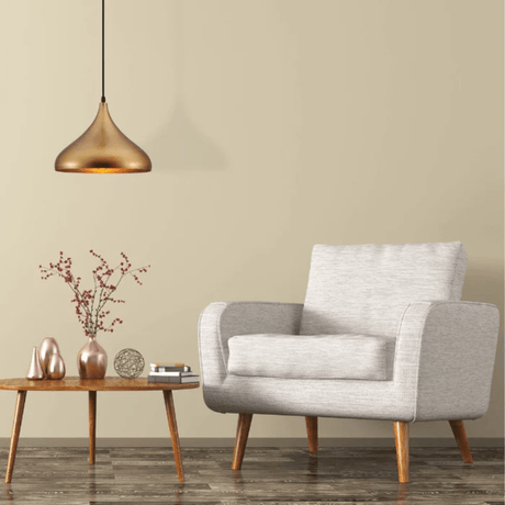 TKLD Pendant & Chandeliers Gold Dome E27 Metal Pendant Light