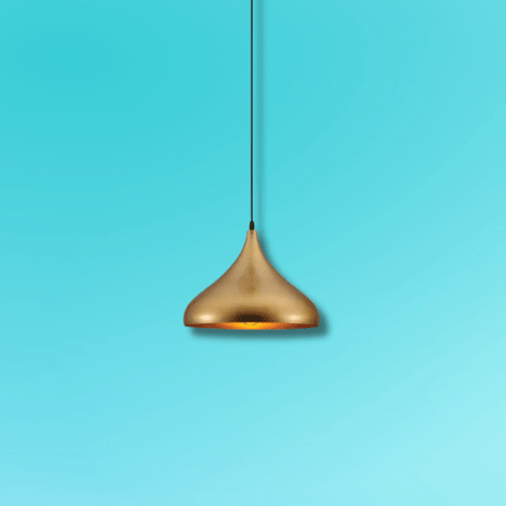 TKLD Pendant & Chandeliers Gold Dome E27 Metal Pendant Light