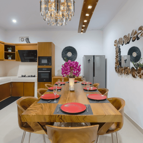 TKLD Pendant & Chandeliers Golden Tiered Radiance Chandelier Ceiling Light with Alternating Crystal Hues - 40W