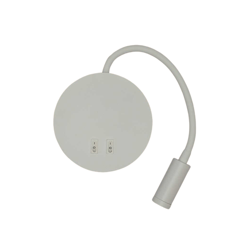 TKLD Pendant & Chandeliers Gooseneck White Reading Cove Ambient Bedside 4000K LED Wall Light