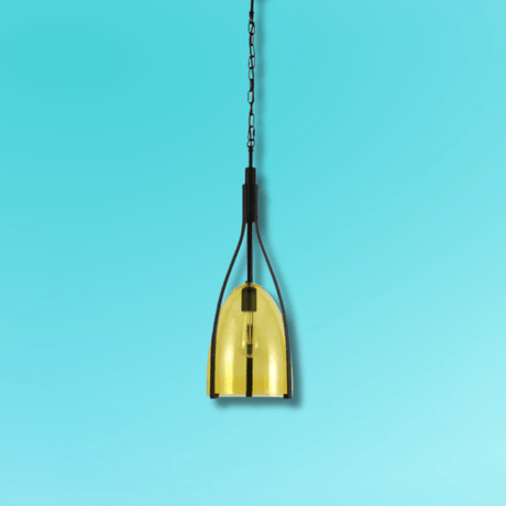 TKLD Pendant & Chandeliers Havana Bell Yellow or Blue Glass Pendant Light