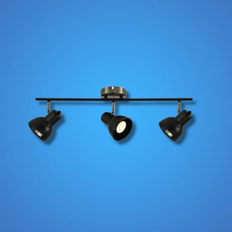 TKLD Pendant & Chandeliers Hektor Black Antique Brass Rotatable GU10 Spotlight